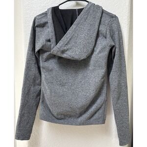 Embrace Your Love Women's Active Jacket Hooded Full Zip Gray S/M